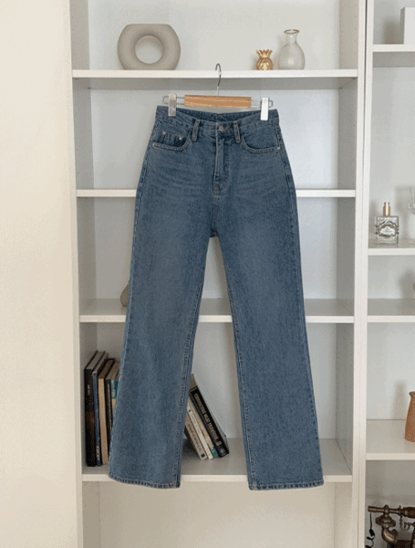 💛7일만특가💛[5천장돌파][XS-L][인생데님👖여유핏/2기장][made] Better Jeans (No.108) 세미 와이드 스트레이트 핏 (미디엄블루) (신상/베스트/데일리/팬츠/데님팬츠/일자팬츠/일자핏)
